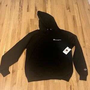 Champion Men’s Hoodie Size Medium, BRAND NEW WITH TAGS, Black
